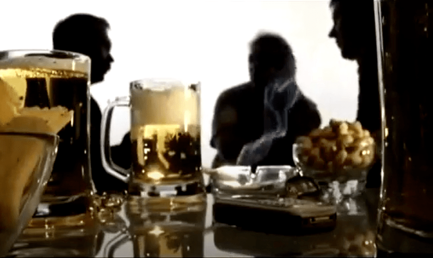 consumo de álcool em uma empresa masculina